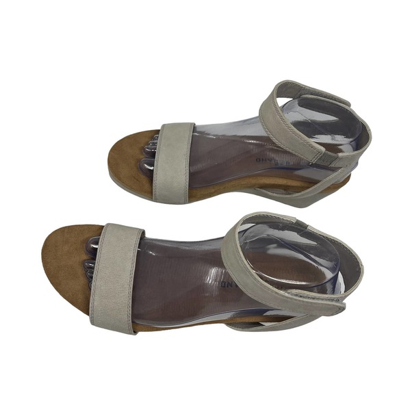 NWOT‎ Lucky Brand Women's Kanoa Wedge Sandals Leather Size 8.5 - Picture 10 of 13